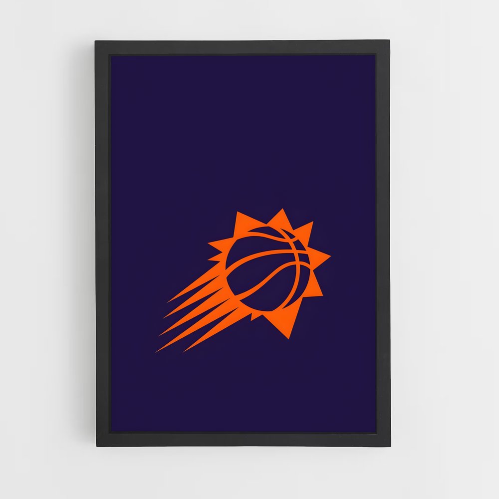 Poster Étoile des Suns – affiche Basketball (vue 2)
